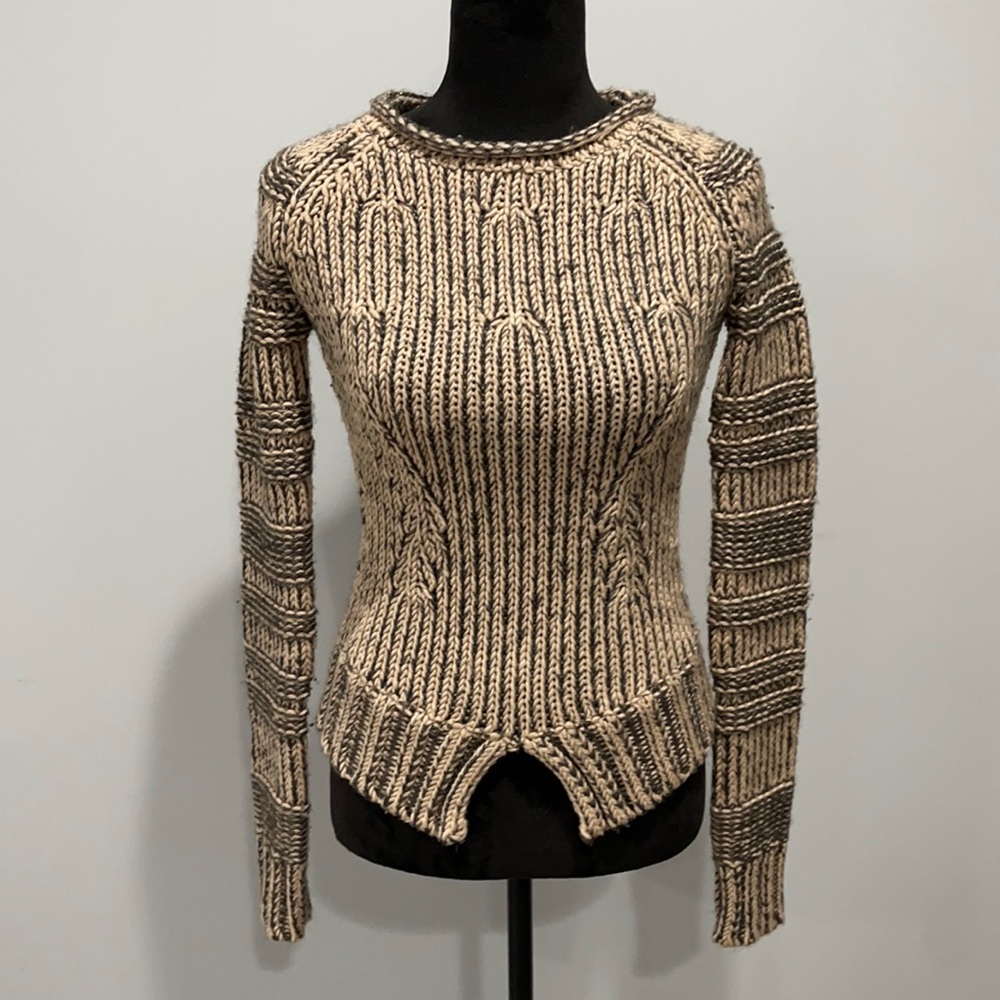 Derek Lam ribbed wool blend sweater x-small